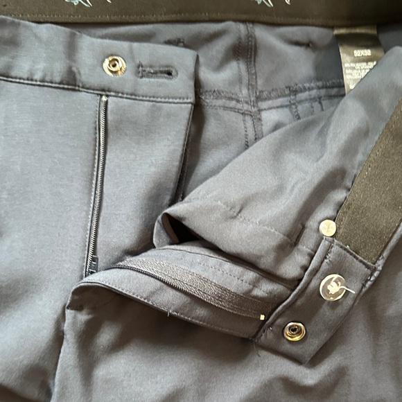 Shark Logo Navy Dress Pants - 32x32 - Picture 2 of 4